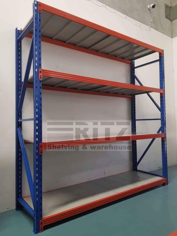 800kg/unit Long span shelving 2000(H)x2000(L)x600(D)